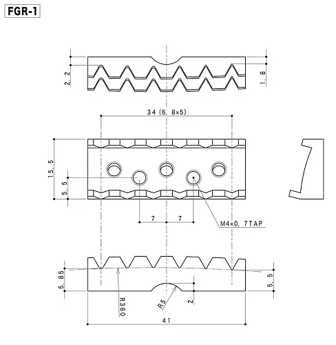 Gotoh FGR-1-C Топ-лок, хром