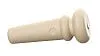 Alice A023IVY/3PVC Крепление ремня на гитару цвета слоновой кости с черной точкой.-2