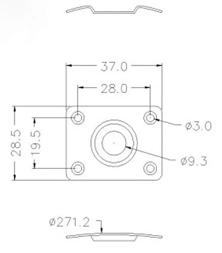 Musiclily M569 Выходной разъем электрогитары с накладкой, Les Paul style, черная.