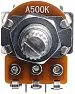 Paxphil H74 Потенциометр 500 кОм (лог), Push-Pull.-1
