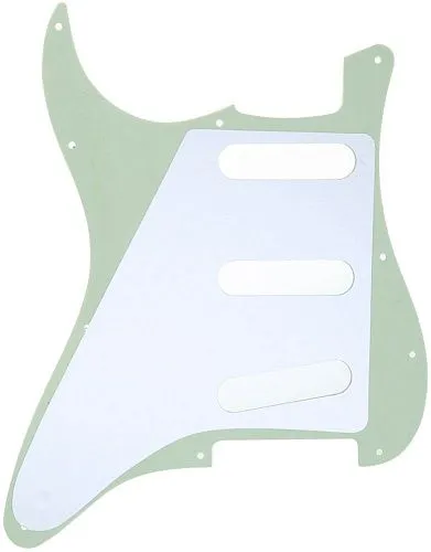 Musiclily MX1148IV Защитная накладка для электрогитары, Fender Stratocaster, 3 слоя, слоновая кость.