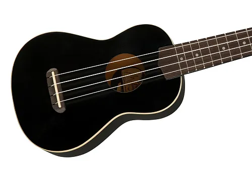 Fender Ukulele Venice-Black Укулеле сопрано.