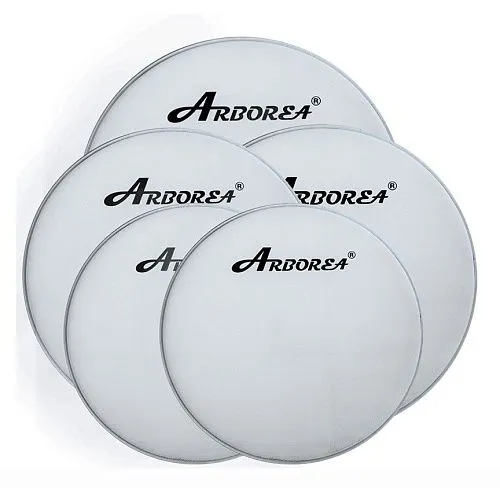 Arborea ARDLW-22 Пластик для бас-барабана 22", белый.