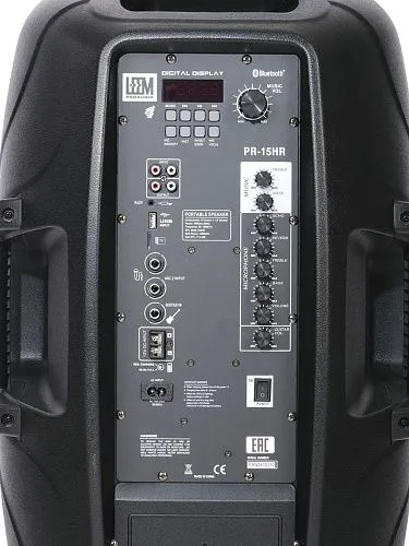 Leem PR-15HR Активная акустическая система с 2 радиомикрофонами, аккумуляторная.