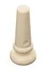 Alice A023IVY/3PVC Крепление ремня на гитару цвета слоновой кости с черной точкой.-1