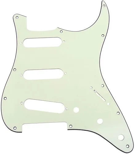 Musiclily MX1148IV Защитная накладка для электрогитары, Fender Stratocaster, 3 слоя, слоновая кость.