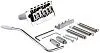 Musiclily MX1795CR Бридж тремоло Wilkinson для MIJ/MIK Strat, хром.-0