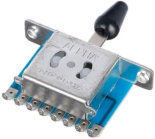 Paxphil LSW51 Переключатель 5-ти позиционный, черный.