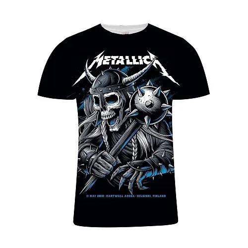 Футболка с принтом Metallica. Размер XL.