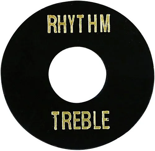Hosco LP-SW-B Накладка под переключатель Treble/Rhythm, черная.