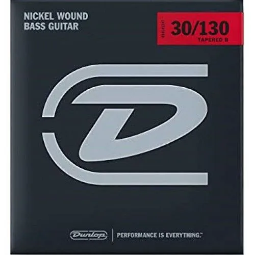 Dunlop DBS30130T Tapered B (30-130) Комплект струн для 6-струнной бас-гитары, Medium.